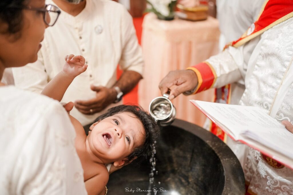 church baptism photography
